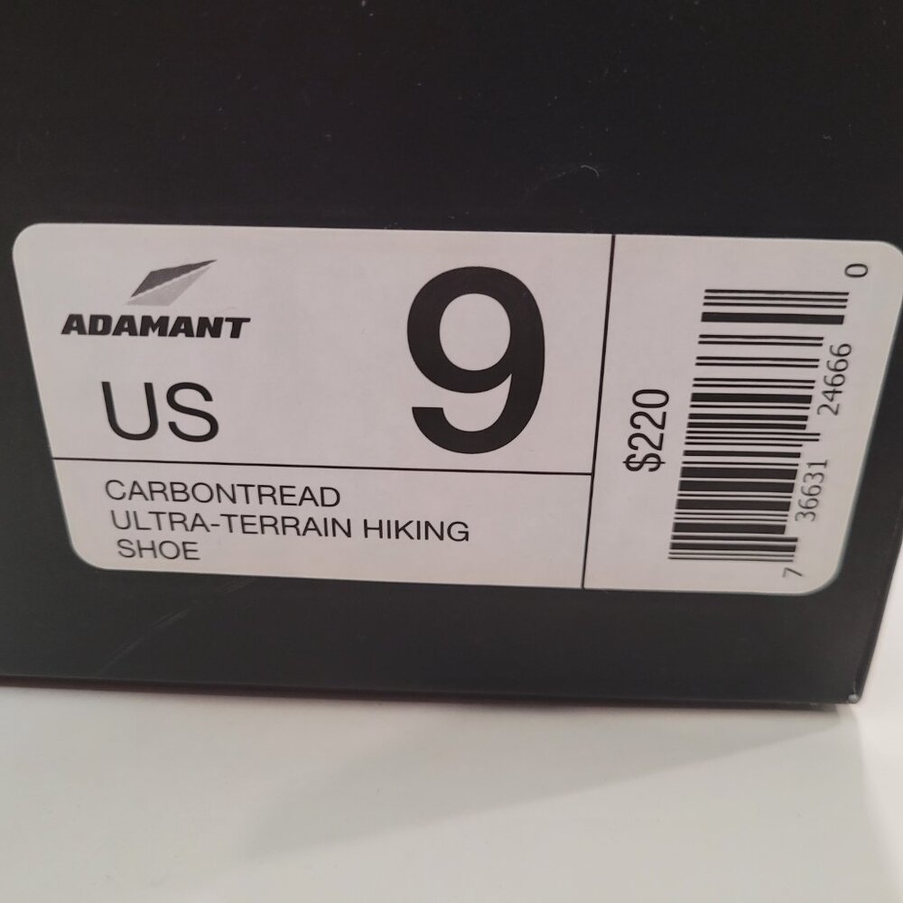 Adamant CarbonTread Ultra Tearrain Men’s Hiking Shoes Size 9 New - Picture 2 of 10